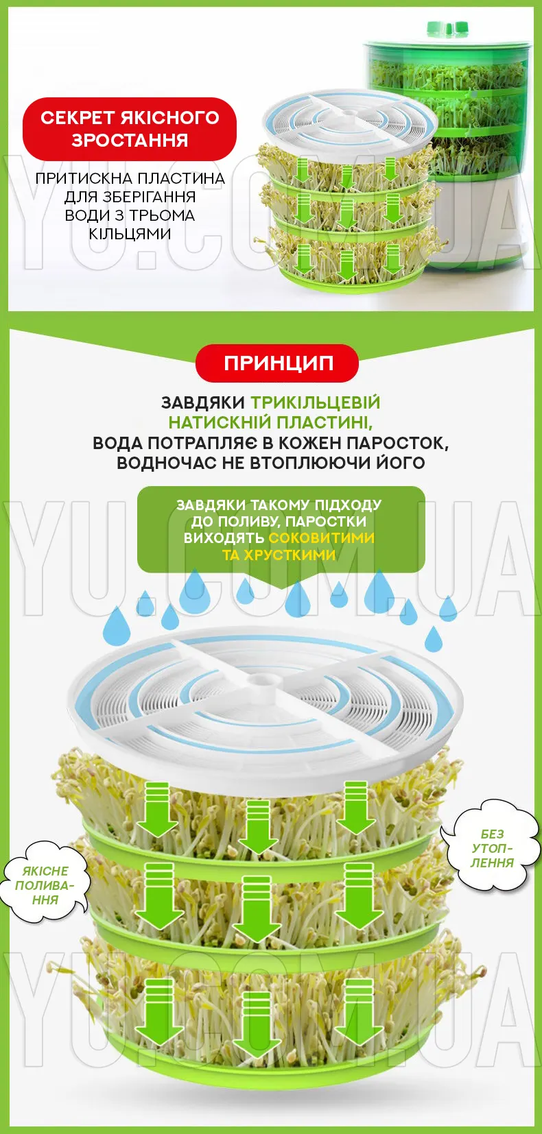 Проращиватель для зерна и семян Agrolife A00201